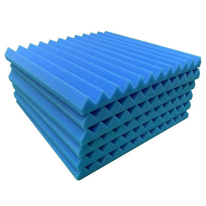 30x30x2.5cm Triangular Groove Style Recording Studio Drum Video Room Sound Insulation Board Silencer Cotton, 6 PCS, 10 PCS, 12 PCS, 20 PCS, 24 PCS
