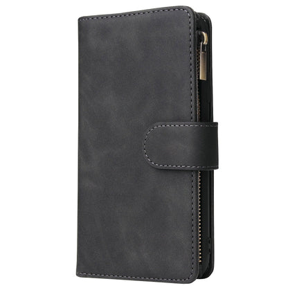 Multifunctional Retro Frosted Horizontal Flip Leather Case with Card Slot & Holder & Zipper Wallet & Photo Frame & Lanyard, For iPhone XR, For iPhone 11 Pro Max