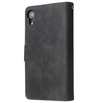 Multifunctional Retro Frosted Horizontal Flip Leather Case with Card Slot & Holder & Zipper Wallet & Photo Frame & Lanyard, For iPhone XR, For iPhone 11 Pro Max