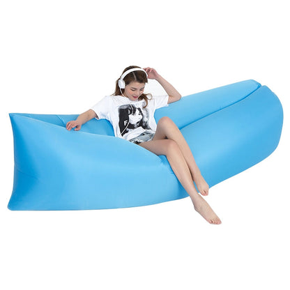 Outdoor Portable Lazy Water Inflatable Sofa Beach Grass Air Bed, Size: 200 x 70cm, 200 x 70cm Red, 200 x 70cm Yellow, 200 x 70cm Purple, 200 x 70cm Orange, 200 x 70cm Sky Blue, 200 x 70cm Black, 200 x 70cm Green, 200 x 70cm Pink, 200 x 70cm Rose Red   ...