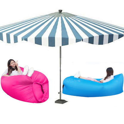Outdoor Portable Lazy Water Inflatable Sofa Beach Grass Air Bed, Size: 200 x 70cm, 200 x 70cm Red, 200 x 70cm Yellow, 200 x 70cm Purple, 200 x 70cm Orange, 200 x 70cm Sky Blue, 200 x 70cm Black, 200 x 70cm Green, 200 x 70cm Pink, 200 x 70cm Rose Red   ...