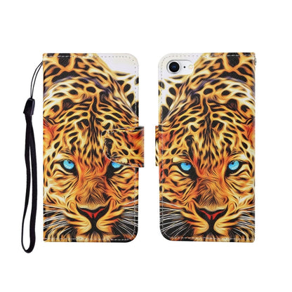 Painted Pattern Horizontal Flip Leathe Case, For iPhone SE (2020)/ 7 /8