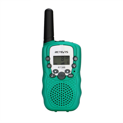 1 Pair RETEVIS RT388 0.5W EU Frequency 446MHz 8CHS Handheld Children Walkie Talkie, RT388(Pink)
