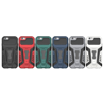 War Chariot Series Armor All-inclusive Shockproof PC + TPU Protective Case with Invisible Holder, For iPhone 6, For iPhone 6 Plus, For iPhone 8 Plus / 7 Plus, For iPhone 11
