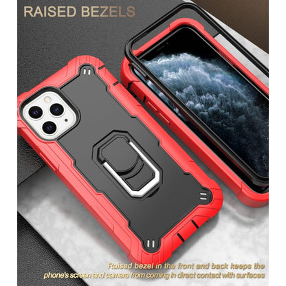 PC + Rubber 3-layers Shockproof Protective Case with Rotating Holder, For iPhone 11 Pro, For iPhone 11 Pro Max