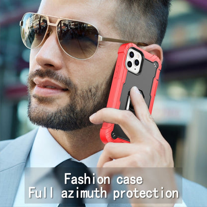 PC + Rubber 3-layers Shockproof Protective Case with Rotating Holder, For iPhone 11 Pro, For iPhone 11 Pro Max