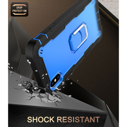 PC + Rubber 3-layers Shockproof Protective Case with Rotating Holder, For iPhone XR, For iPhone XS Max