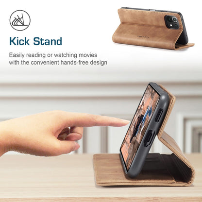CaseMe 013 Multifunctional Horizontal Flip Leather Case, with Card Slot & Holder & Wallet, For Xiaomi Mi 11 Lite, For Samsung Galaxy S21 FE