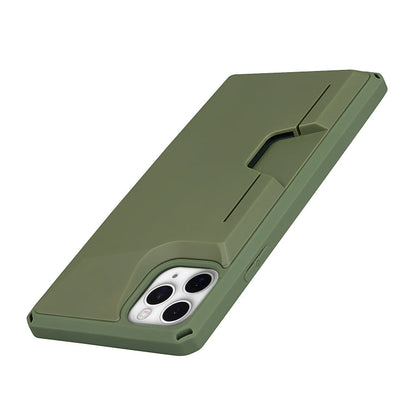 Armor Shockproof TPU + PC Hard Case with Card Slot Holder Funtion, For iPhone 11 Pro Max