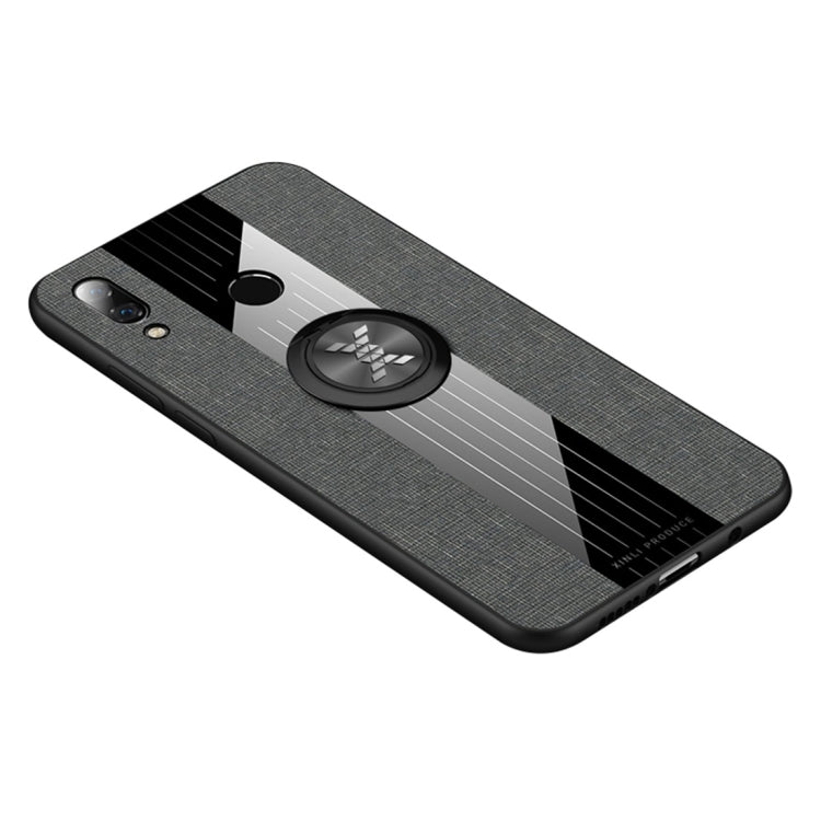 XINLI Stitching Cloth Textue Shockproof TPU Protective Case with Ring Holder, For Huawei nova 3i, For Huawei nova 4, For Huawei nova 4e, For Huawei nova 5