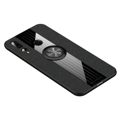 XINLI Stitching Cloth Textue Shockproof TPU Protective Case with Ring Holder, For Huawei nova 3i, For Huawei nova 4, For Huawei nova 4e, For Huawei nova 5