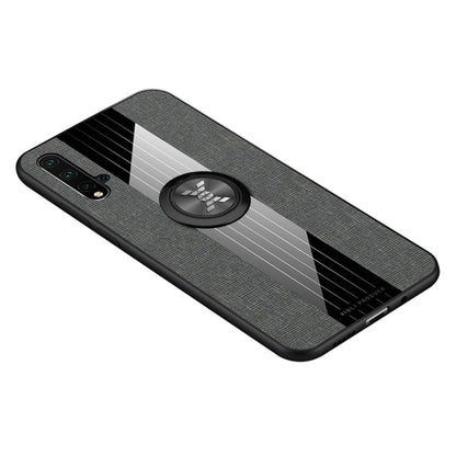 XINLI Stitching Cloth Textue Shockproof TPU Protective Case with Ring Holder, For Huawei nova 3i, For Huawei nova 4, For Huawei nova 4e, For Huawei nova 5