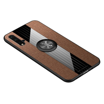 XINLI Stitching Cloth Textue Shockproof TPU Protective Case with Ring Holder, For Huawei nova 3i, For Huawei nova 4, For Huawei nova 4e, For Huawei nova 5