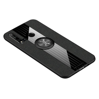 XINLI Stitching Cloth Textue Shockproof TPU Protective Case with Ring Holder, For Huawei nova 5i, For Huawei nova 5i Pro, For Huawei P20, For Huawei P20 lite