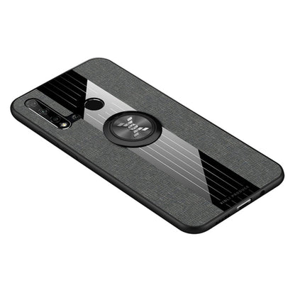 XINLI Stitching Cloth Textue Shockproof TPU Protective Case with Ring Holder, For Huawei nova 5i, For Huawei nova 5i Pro, For Huawei P20, For Huawei P20 lite