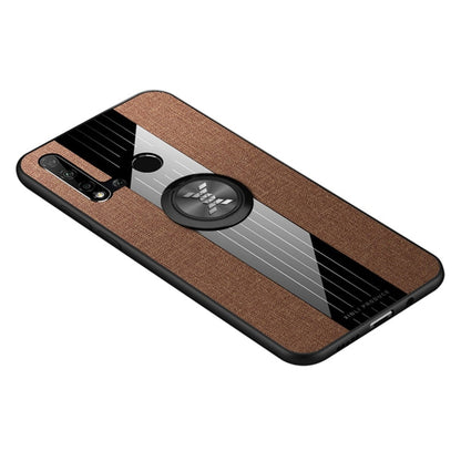 XINLI Stitching Cloth Textue Shockproof TPU Protective Case with Ring Holder, For Huawei nova 5i, For Huawei nova 5i Pro, For Huawei P20, For Huawei P20 lite