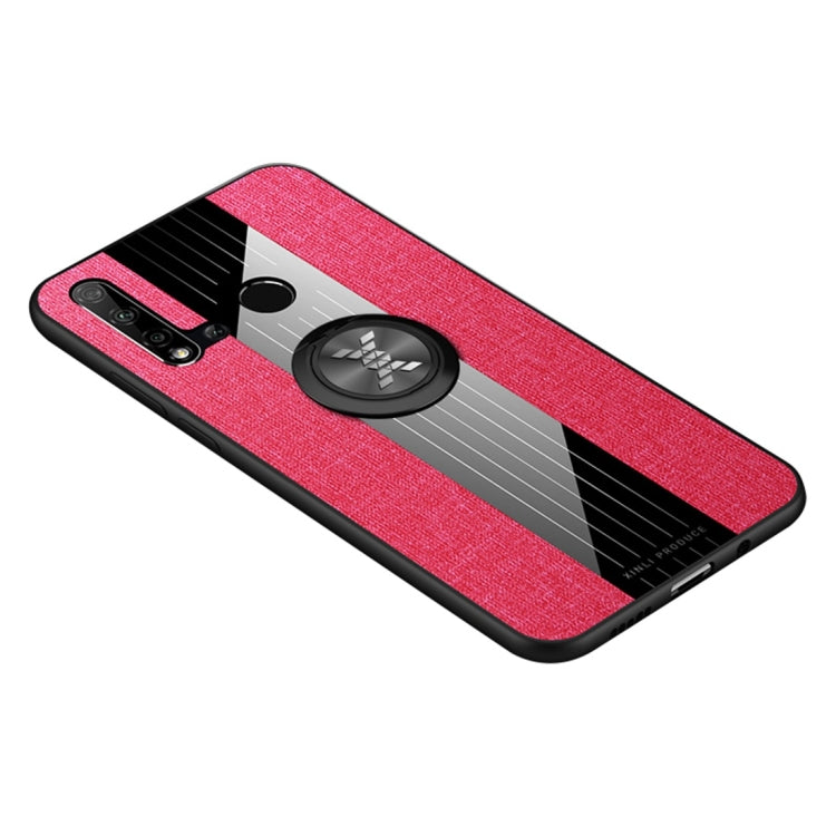 XINLI Stitching Cloth Textue Shockproof TPU Protective Case with Ring Holder, For Huawei nova 5i, For Huawei nova 5i Pro, For Huawei P20, For Huawei P20 lite