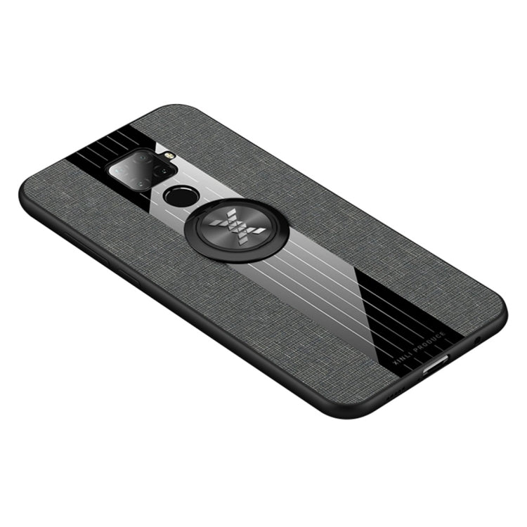 XINLI Stitching Cloth Textue Shockproof TPU Protective Case with Ring Holder, For Huawei nova 5i, For Huawei nova 5i Pro, For Huawei P20, For Huawei P20 lite