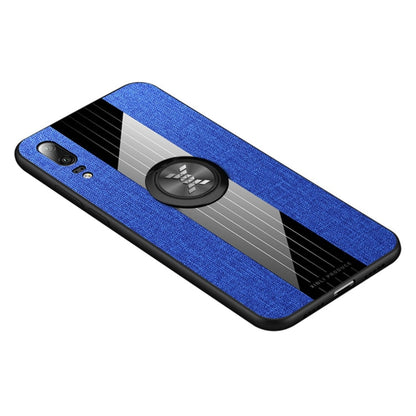 XINLI Stitching Cloth Textue Shockproof TPU Protective Case with Ring Holder, For Huawei nova 5i, For Huawei nova 5i Pro, For Huawei P20, For Huawei P20 lite