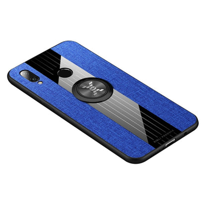 XINLI Stitching Cloth Textue Shockproof TPU Protective Case with Ring Holder, For Huawei nova 5i, For Huawei nova 5i Pro, For Huawei P20, For Huawei P20 lite