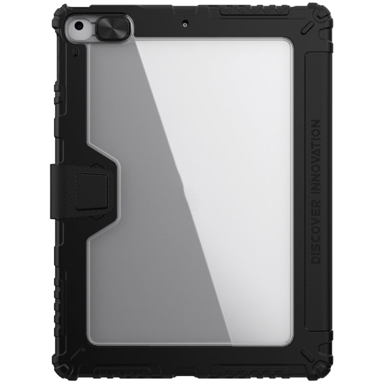 NILLKIN Bumper Horizontal Flip Leather Case with Pen Slot & Holder, For iPad 10.2 2021 / 2020 / 2019