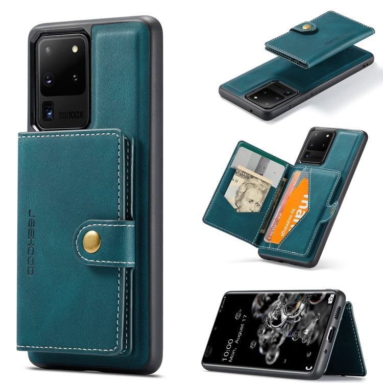 JEEHOOD Retro Magnetic Detachable Protective Case with Wallet & Card Slot & Holder, For Samsung Galaxy S20 Ultra 5G, For Samsung Galaxy Note20 Ultra, For Samsung Galaxy S21 FE