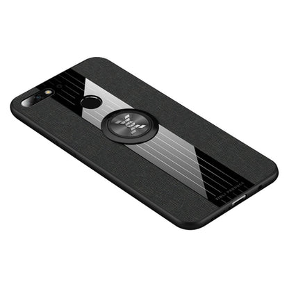 XINLI Stitching Cloth Textue Shockproof TPU Protective Case with Ring Holder, For Huawei Honor 6X, For Huawei Honor 7C / Enjoy 8, For Huawei Honor 10 Lite, For Huawei Honor 20