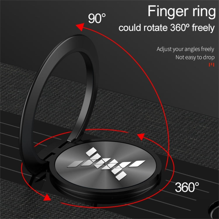 XINLI Stitching Cloth Textue Shockproof TPU Protective Case with Ring Holder, For Huawei Enjoy 8 Plus, For Huawei Enjoy 9, For Huawei Enjoy 9e, For Huawei Enjoy 9 Plus