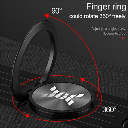 XINLI Stitching Cloth Textue Shockproof TPU Protective Case with Ring Holder, For Huawei Enjoy 8 Plus, For Huawei Enjoy 9, For Huawei Enjoy 9e, For Huawei Enjoy 9 Plus