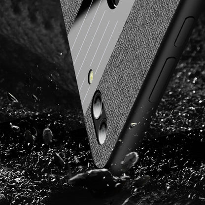 XINLI Stitching Cloth Textue Shockproof TPU Protective Case with Ring Holder, For Huawei Enjoy 8 Plus, For Huawei Enjoy 9, For Huawei Enjoy 9e, For Huawei Enjoy 9 Plus
