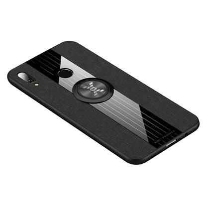 XINLI Stitching Cloth Textue Shockproof TPU Protective Case with Ring Holder, For Huawei Enjoy 8 Plus, For Huawei Enjoy 9, For Huawei Enjoy 9e, For Huawei Enjoy 9 Plus