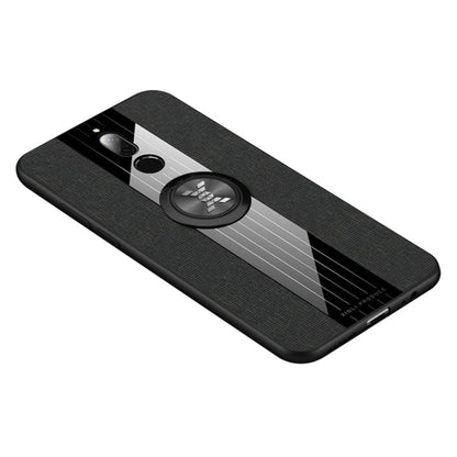 XINLI Stitching Cloth Textue Shockproof TPU Protective Case with Ring Holder, For Huawei Enjoy 9s, For Huawei Maimang 5, For Huawei Maimang 6, For Huawei Mate 20 Lite / Maimang 7