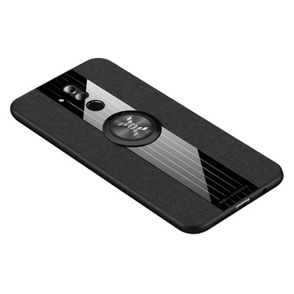 XINLI Stitching Cloth Textue Shockproof TPU Protective Case with Ring Holder, For Huawei Enjoy 9s, For Huawei Maimang 5, For Huawei Maimang 6, For Huawei Mate 20 Lite / Maimang 7