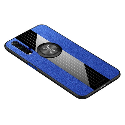 XINLI Stitching Cloth Textue Shockproof TPU Protective Case with Ring Holder, For Huawei Honor 6X, For Huawei Honor 7C / Enjoy 8, For Huawei Honor 10 Lite, For Huawei Honor 20