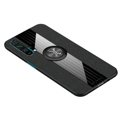 XINLI Stitching Cloth Textue Shockproof TPU Protective Case with Ring Holder, For Huawei Honor 20 Pro, For Huawei Honor 7X, For Huawei Honor 8X, For Huawei Honor 9X