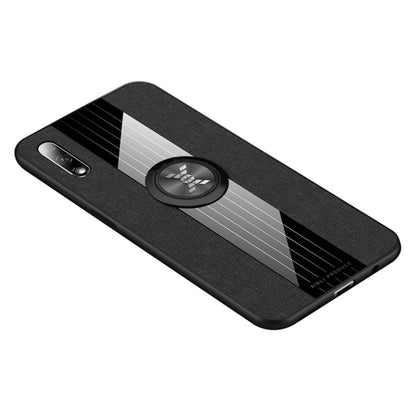 XINLI Stitching Cloth Textue Shockproof TPU Protective Case with Ring Holder, For Huawei Honor 20 Pro, For Huawei Honor 7X, For Huawei Honor 8X, For Huawei Honor 9X