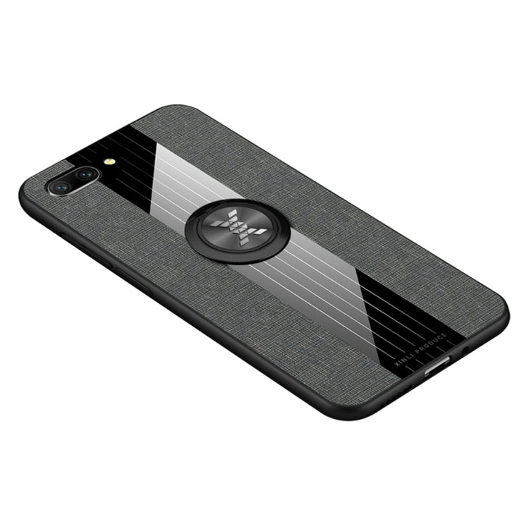 XINLI Stitching Cloth Textue Shockproof TPU Protective Case with Ring Holder, For Huawei Honor 9X Pro, For Huawei Honor 10, For Huawei Honor Play, For Huawei Honor View 10