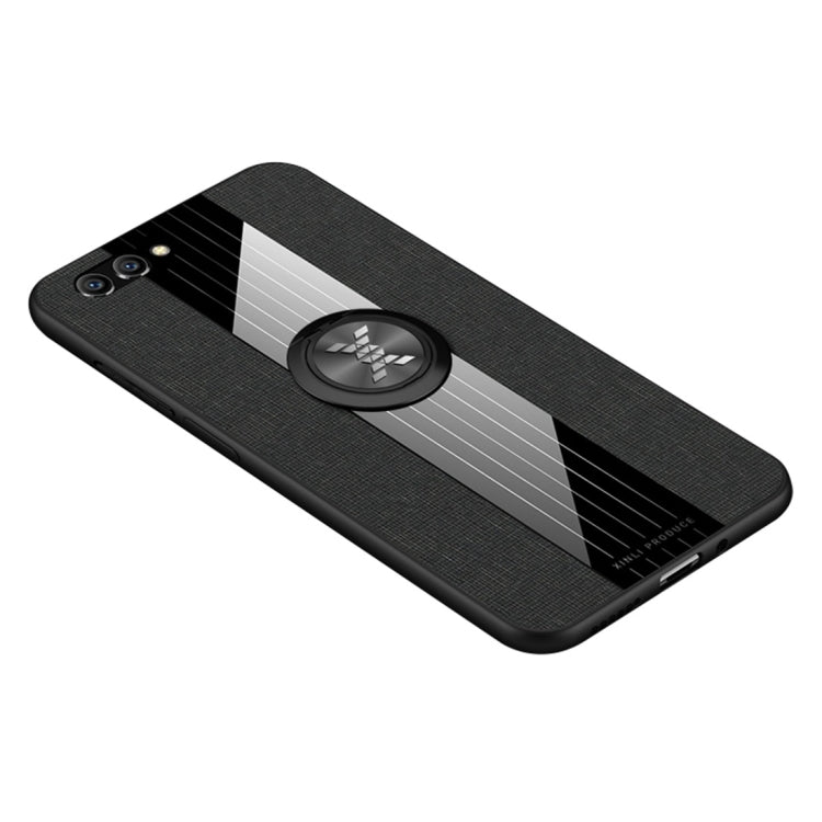 XINLI Stitching Cloth Textue Shockproof TPU Protective Case with Ring Holder, For Huawei Honor 9X Pro, For Huawei Honor 10, For Huawei Honor Play, For Huawei Honor View 10