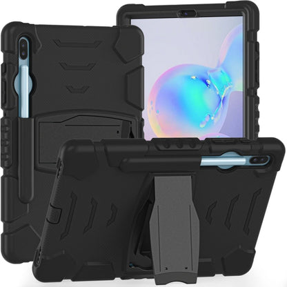 3-Layer Protection  Screen Frame + PC + Silicone Shockproof Combination Case with Holder, For Samsung Galaxy Tab A 10.1 (2019) T510, For Samsung Galaxy Tab S6 T860
