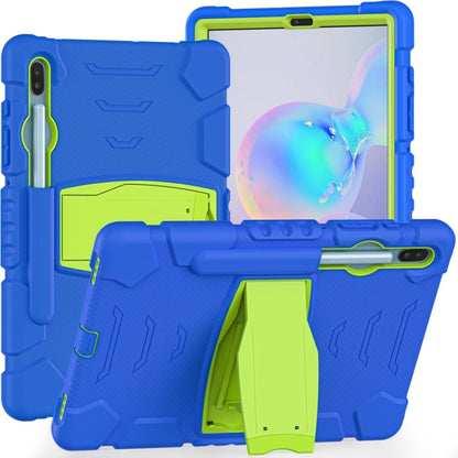 3-Layer Protection  Screen Frame + PC + Silicone Shockproof Combination Case with Holder, For Samsung Galaxy Tab A 10.1 (2019) T510, For Samsung Galaxy Tab S6 T860