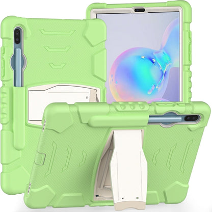 3-Layer Protection  Screen Frame + PC + Silicone Shockproof Combination Case with Holder, For Samsung Galaxy Tab A 10.1 (2019) T510, For Samsung Galaxy Tab S6 T860