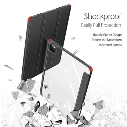 DUX DUCIS TOBY Series Shockproof PU Leather + PC + TPU Horizontal Flip Case with Holder & Pen Slot & Sleep / Wake-up Function, For iPad Pro 12.9 2022 / 2021 / 2020