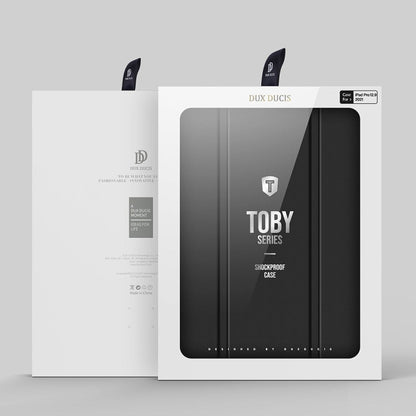 DUX DUCIS TOBY Series Shockproof PU Leather + PC + TPU Horizontal Flip Case with Holder & Pen Slot & Sleep / Wake-up Function, For iPad Pro 12.9 2022 / 2021 / 2020