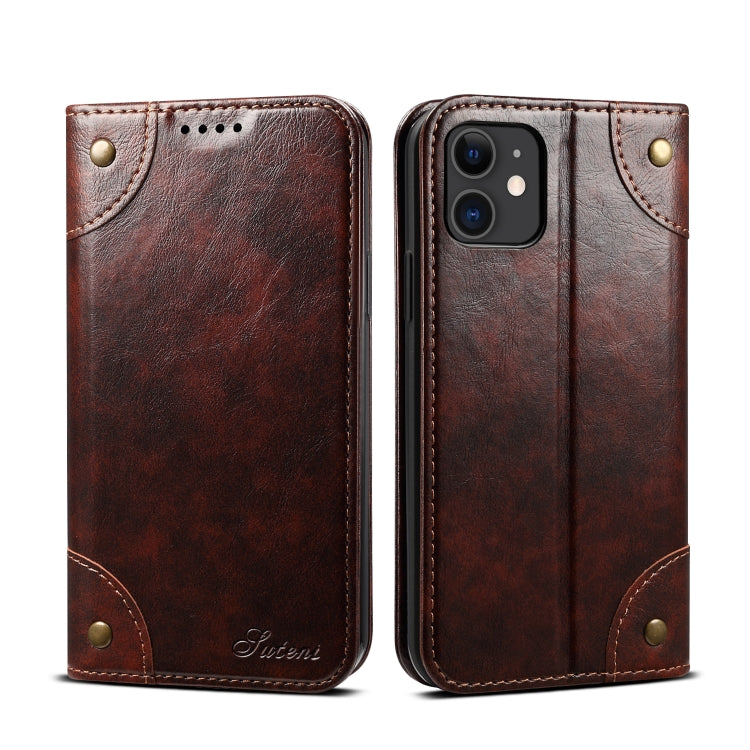 Baroque Simple Horizontal Flip Leather Case, with Holder & Card Slots & Wallet, For iPhone 11, For iPhone 11 Pro, For iPhone 11 Pro Max, For iPhone XS / X, For iPhone SE 2022 / SE 2020 / 8 / 7, For iPhone 8 Plus / 7 Plus