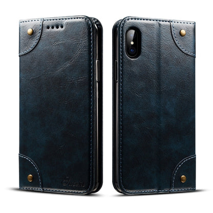 Baroque Simple Horizontal Flip Leather Case, with Holder & Card Slots & Wallet, For iPhone 11, For iPhone 11 Pro, For iPhone 11 Pro Max, For iPhone XS / X, For iPhone SE 2022 / SE 2020 / 8 / 7, For iPhone 8 Plus / 7 Plus