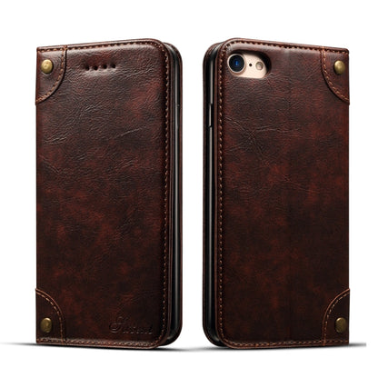 Baroque Simple Horizontal Flip Leather Case, with Holder & Card Slots & Wallet, For iPhone 11, For iPhone 11 Pro, For iPhone 11 Pro Max, For iPhone XS / X, For iPhone SE 2022 / SE 2020 / 8 / 7, For iPhone 8 Plus / 7 Plus