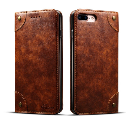Baroque Simple Horizontal Flip Leather Case, with Holder & Card Slots & Wallet, For iPhone 11, For iPhone 11 Pro, For iPhone 11 Pro Max, For iPhone XS / X, For iPhone SE 2022 / SE 2020 / 8 / 7, For iPhone 8 Plus / 7 Plus