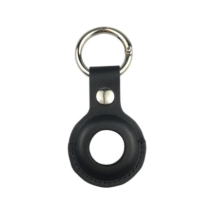 Shockproof Anti-scratch Leather Protective Case Cover Key Chain with Hang Loop For AirTag 2nd Gen / AirTag 1st Gen