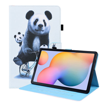 Animal Pattern Horizontal Flip Leather Case with Holder & Card Slots & Photo Frame & Sleep / Wake-up Function, For Samsung Galaxy Tab A7 10.4 2020 SM-T500 / SM-T505, For Samsung Galaxy Tab S6 Lite SM-P610 / SM-P615                                      ...