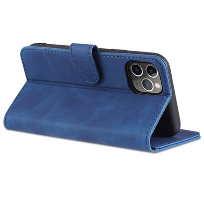 AZNS Skin Feel Calf Texture Horizontal Flip Leather Case with Card Slots & Holder & Wallet, For iPhone 11 Pro, For iPhone 11, For iPhone 11 Pro Max, For iPhone XS / X